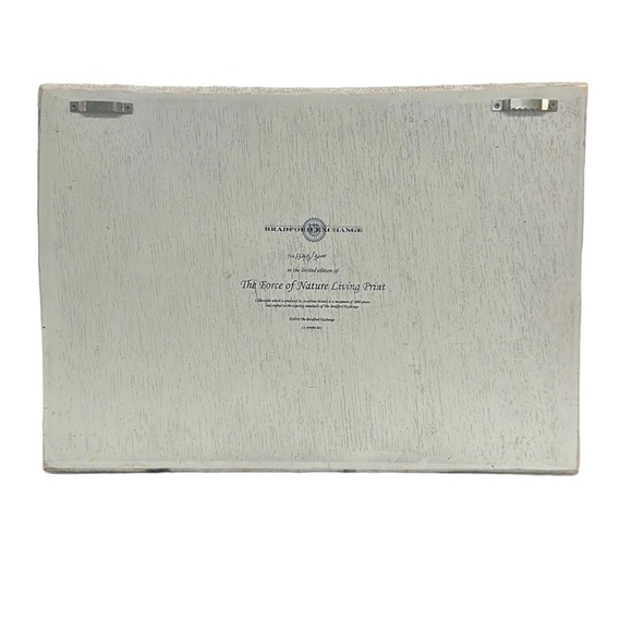 Rare Bradford Exchange "The Force of Nature Living Print" 3D Wolves Wall Art - Picture 12 of 14